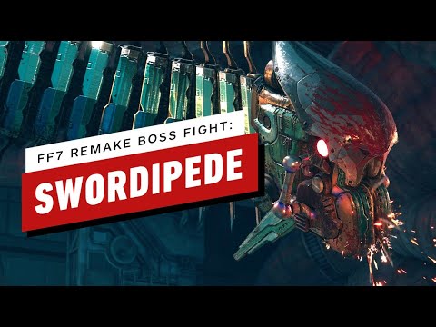 Final Fantasy 7 Remake Walkthrough  - Swordipede Boss Fight