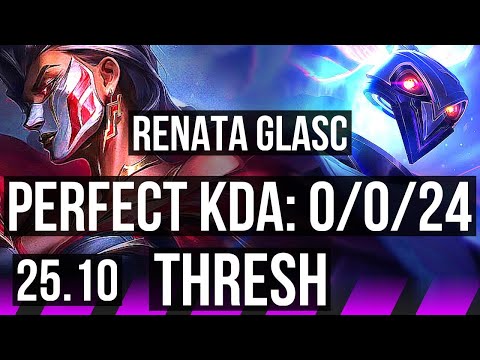 RENATA GLASC & Twitch vs THRESH & Malzahar (SUP) | 0/0/24 | EUW Diamond | 25.10