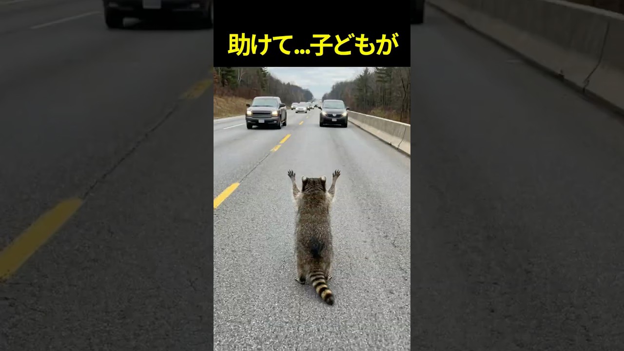 食べないで“ついてきて”…アライグマが助けを求めた本当の理由
