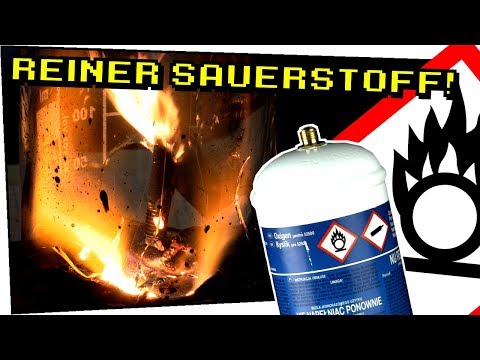 5 Süßigkeiten in REINEM SAUERSTOFF verbrennen! - Gefährliche Experimente #120