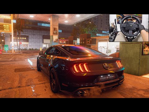 Ford Mustang GT - Test Drive Unlimited Solar Crown | Thrustmaster TX - Gameplay