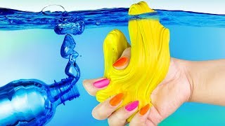 MAKING SLIME UNDERWATER CHALLENGE 💦