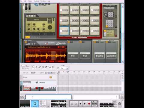 Reason 5 KONG DRUM DESIGNER Tutorial.
