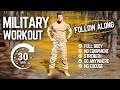 30 Minute Military Full Body Workout No Equipment Train Like A Soldier ANYWHERE