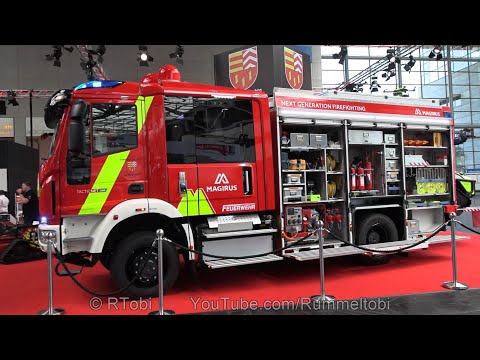 Futuristic German Drone & Robot Fire Engine? Iveco/ Magirus/ Alpha Robotics – Interschutz 2022