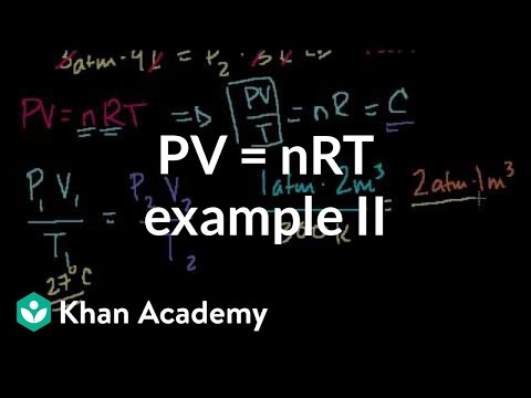 Ideal Gas Equation Example 2