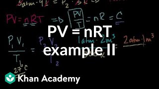 Ideal Gas Equation Example 2