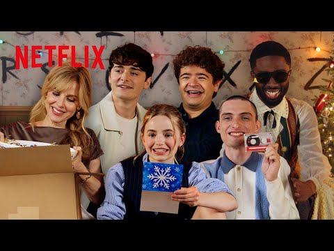 Secret Santa with the Cast of Stranger Things | Netflix