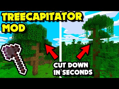 Drackiseries - Awesome TREECAPITATOR | FallingTree Mod | INSTANT Tree Cutting (Minecraft Mods)