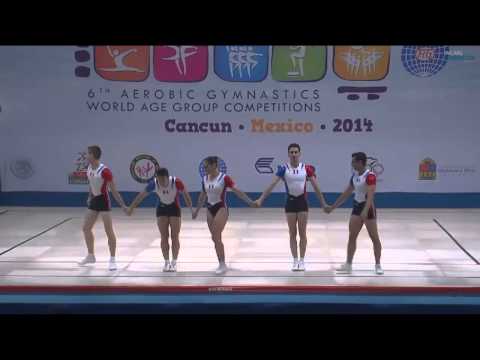 WCH Aeróbic Cancún 2014 - (FINAL) GROUPS - FRANCE - FRA  (21,527)