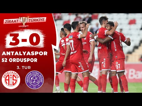 Antalyaspor 3-0 52 Orduspor MAÇ ÖZETİ (Ziraat Türkiye Kupası 3. Tur Maçı) / 01.11.2023