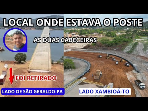 Foi retirado agora da cabeceira da Ponte de Xambioá Tocantins divisa com São Geraldo-PA