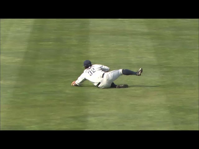 7回裏 ファイターズ・佐藤賢 ラッキー7にラッキーな2ベースヒット!! 2014/5/13 F-L