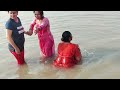 Har Har Gange Tai Took Ekadashi Ganga Bath With Her Sister In Haridwar Dhanwanti Haryanvi Tai