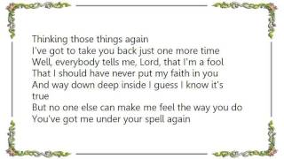 Emmylou Harris - Under Your Spell Again Lyrics