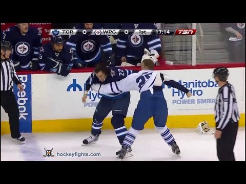 Colton Orr vs Chris Thorburn Mar 12, 2013