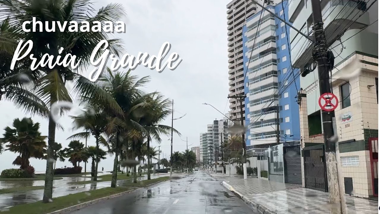 CHUVA EM PRAIA GRANDE - MIRIM ATÉ CAIÇARA