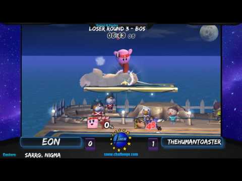 SNEW #13 - Losers Quaters - Eon (GnW, Kirby) vs TheHumanToaster (DK, CF, Fox)