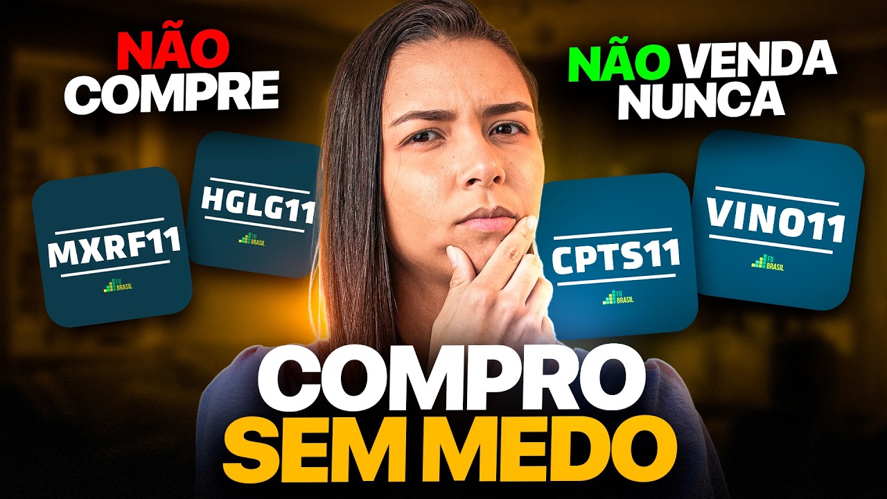 4 FUNDOS IMOBILIÁRIOS PARA COMPRAR HOJE E NUNCA MAIS VENDER!