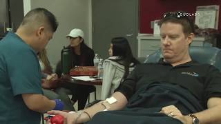 Blood Donations / Las Vegas   RAW FOOTAGE