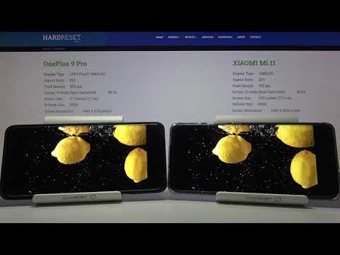 OnePlus 9 Pro vs XIAOMI Mi 11 Display Comparison | Screen Comparison Test