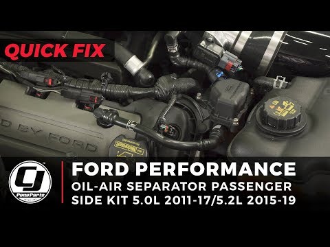 Mustang Install: Ford Performance Passenger Side Oil-Air Separator Kit
