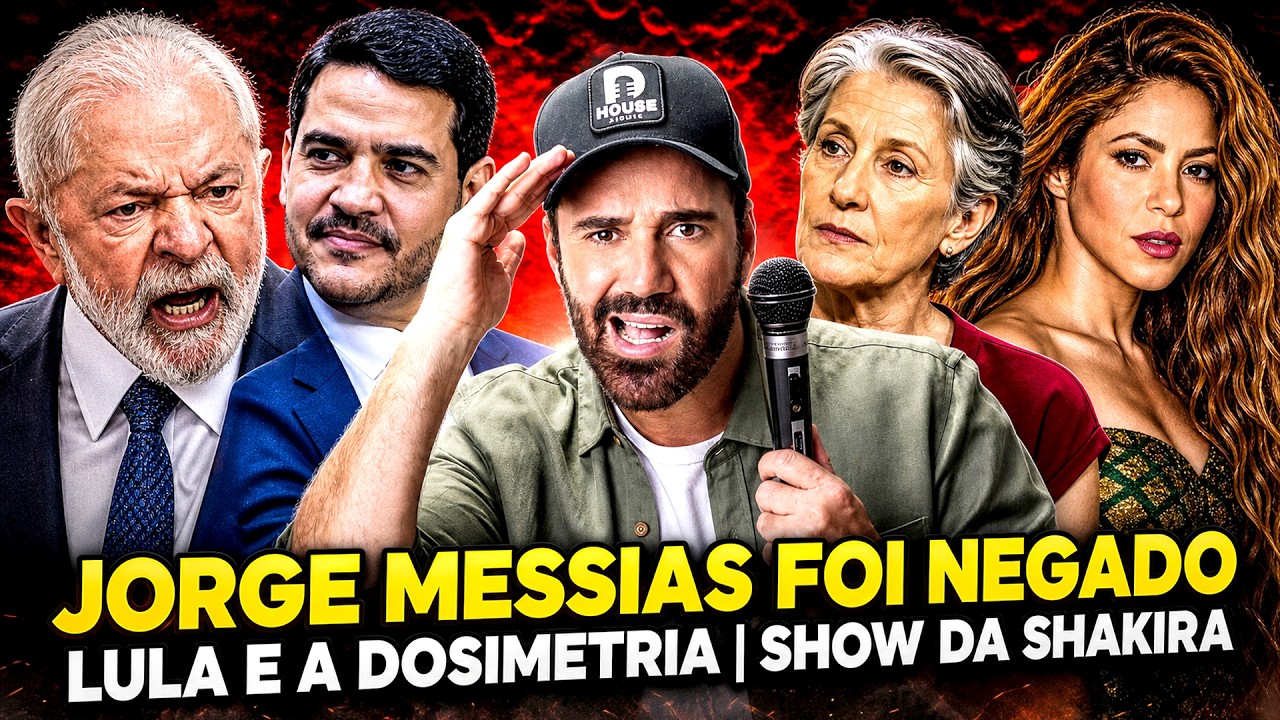 JORGE MESSIAS NEGADO PARA O STF | LULA E A DOSIMETRIA | SHOW DA SHAKIRA - STAND UP DIOGO PORTUGAL