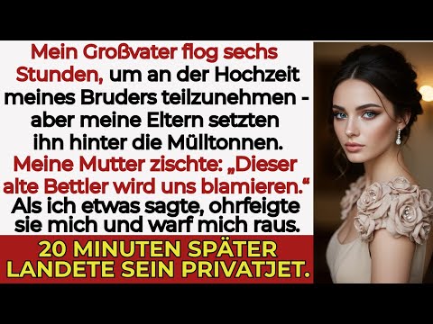 „Opa flog 6 Std. zur Hochzeit meines Bruders – saß beim Müll. Dann landete sein Jet.“