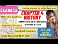 Class 12 Chapter 4 HISTORY Thinkers Beliefs And Buildings BUDDHISM Explained In Hindi And English