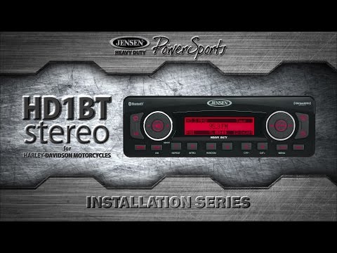 JENSEN® Heavy Duty Powersports | HD1BT Installation