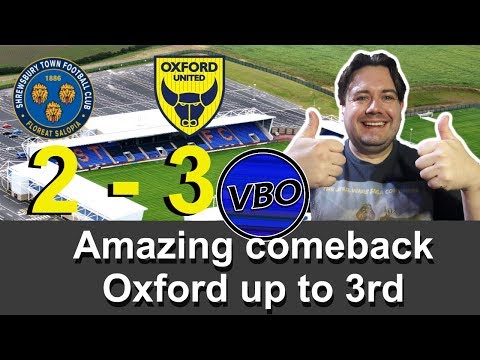 Shrewsbury Town 2-3 Oxford United | Review | 5 Wins In A Row. Up To 3rd