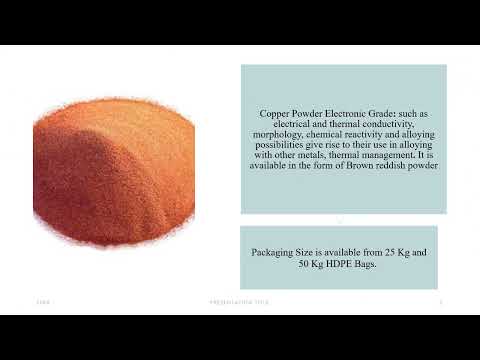 Copper powder electronic grade, 25kg