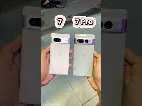 Google Pixel 7 Vs Google Pixel 7 Pro || Camera Zoom Test! #shorts