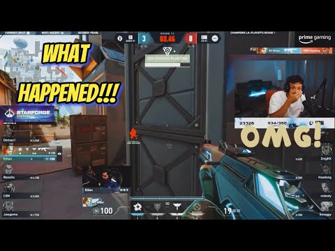 EDG CHICHO's  SHOCKING Spike Plant Moment Against Evil Geniuses in VCT 2023 Playoffs STAGE