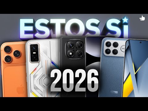 Top 7 MEJORES telefonos celulares CALIDAD-PRECIO para COMPRAR en 2026