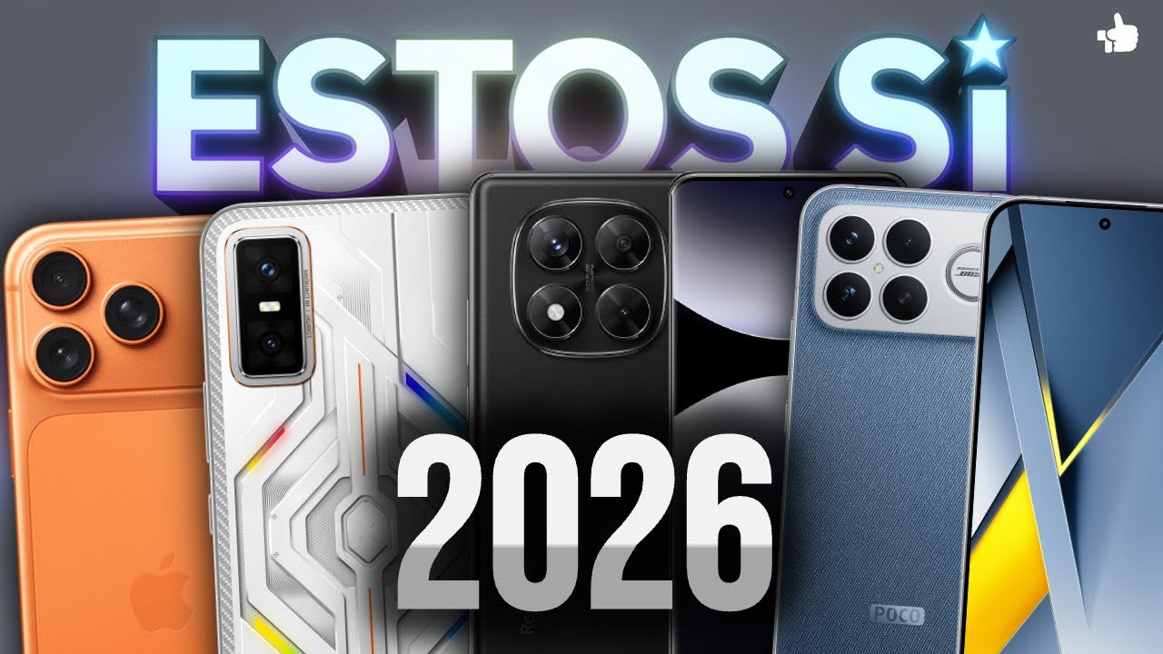 Top 7 MEJORES telefonos celulares CALIDAD-PRECIO para COMPRAR en 2026