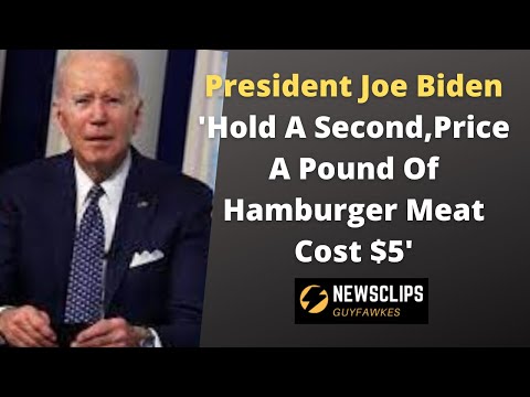 President Joe Biden 'Hold A Second Price A Pound Of...