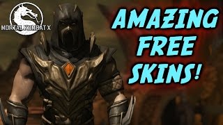 Mortal Kombat X - AMAZING SKINS FOR FREE! (Tutorial) Scorpion, Kitana, Jax and Johnny Skins!