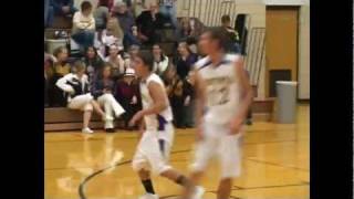 preview picture of video '#4 Big Horn vs. Pine Bluffs at Lusk - Boys Basketball 12/2/11'