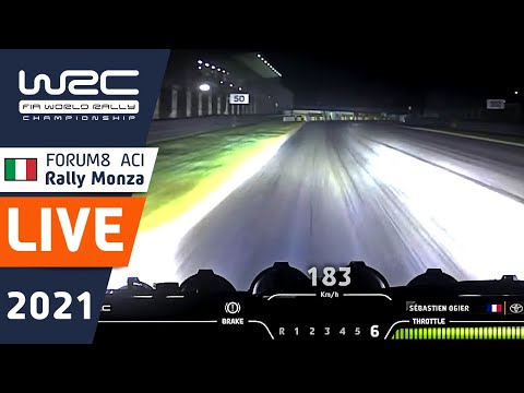 WRC LIVE : Rally Shakedown at WRC FORUM8 ACI Rally Monza 2021