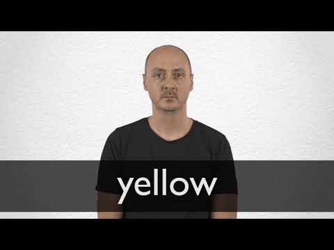 How to pronounce YELLOW in British English