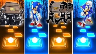 Coffin Dance vs Sonic vs Coffin Dance Baby vs Super Sonic Tiles Hop Edm Rush V Gamer 