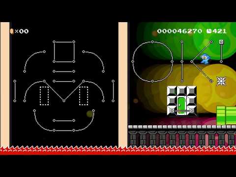 Mega Man vs. Magma Mole ⚡️ by Danno ⚡️ SUPER MARIO MAKER Raw GAMEPLAY