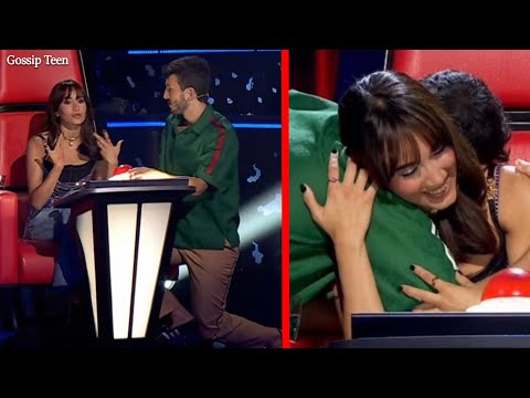 Sebastián Yatra Makes Aitana Nervous By Asking Her To Sing "Yellow" Together On The Voice Kids