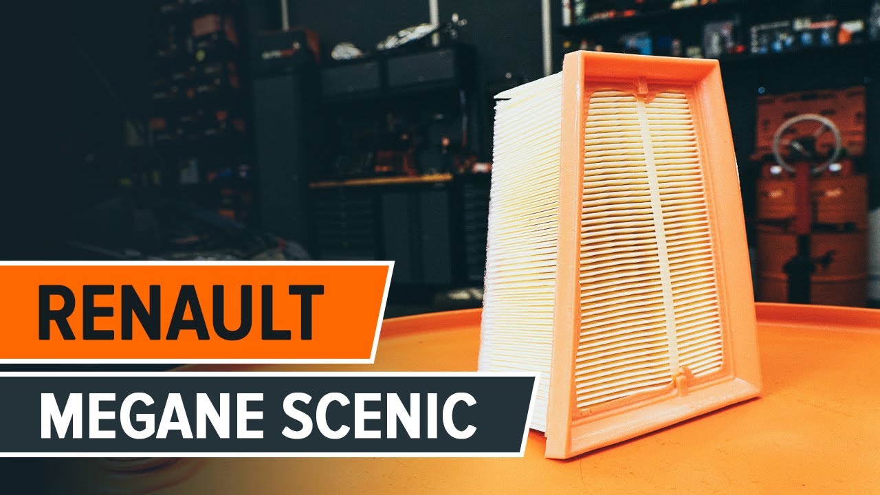Como mudar filtro de ar em Renault Megane Scenic - guia de substituição