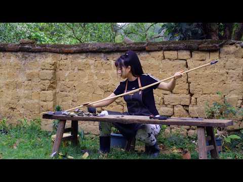 57lbs Heavy Bow! Making a Traditional Horn, Mulberry & Bamboo Longbow!