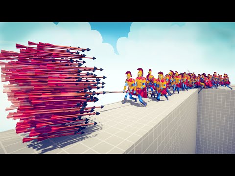 50x LEONIDAS vs EVERY GOD - Totally Accurate Battle Simulator TABS