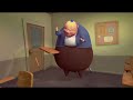 Chicken Little Runt Drops His Pencil And Falls Down
