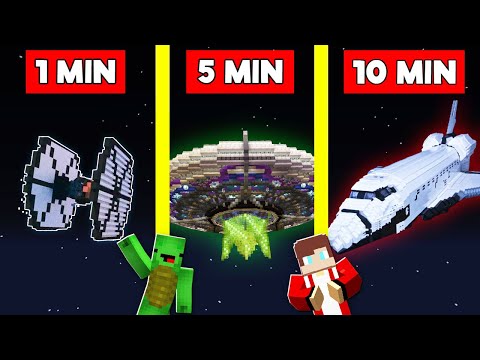 SFIDA DI COSTRUZIONE DI ASTRONAVE IN MINECRAFT - NOOB VS PRO - Parodia di Maizen Mizen Mazien