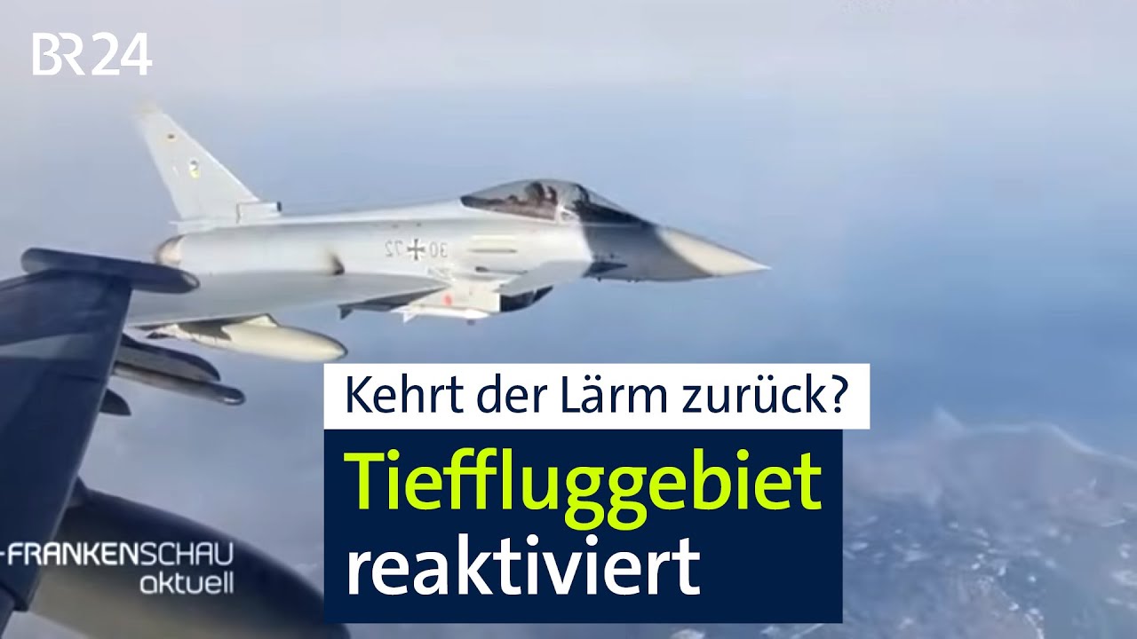 Reaktiviertes Tieffluggebiet: Kehrt der Kampfjetlärm zurück? | BR24